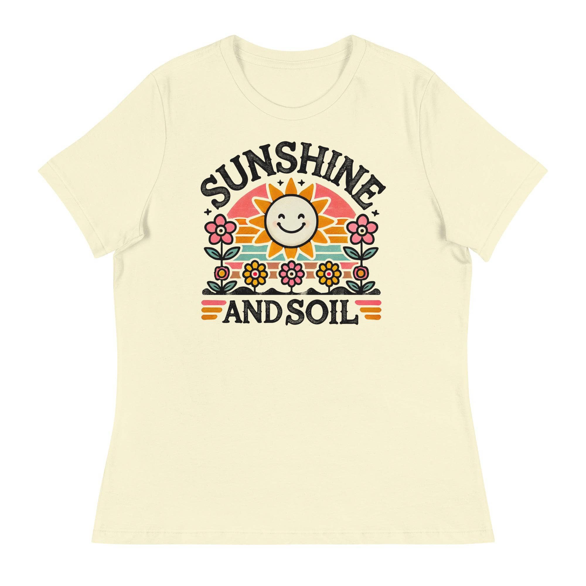Sunshine and Soil Graphic T-Shirt - Comfortable Cotton Tee for Men & Women - Perfect for Outdoor Adventures, Gardening, and Casual Wear