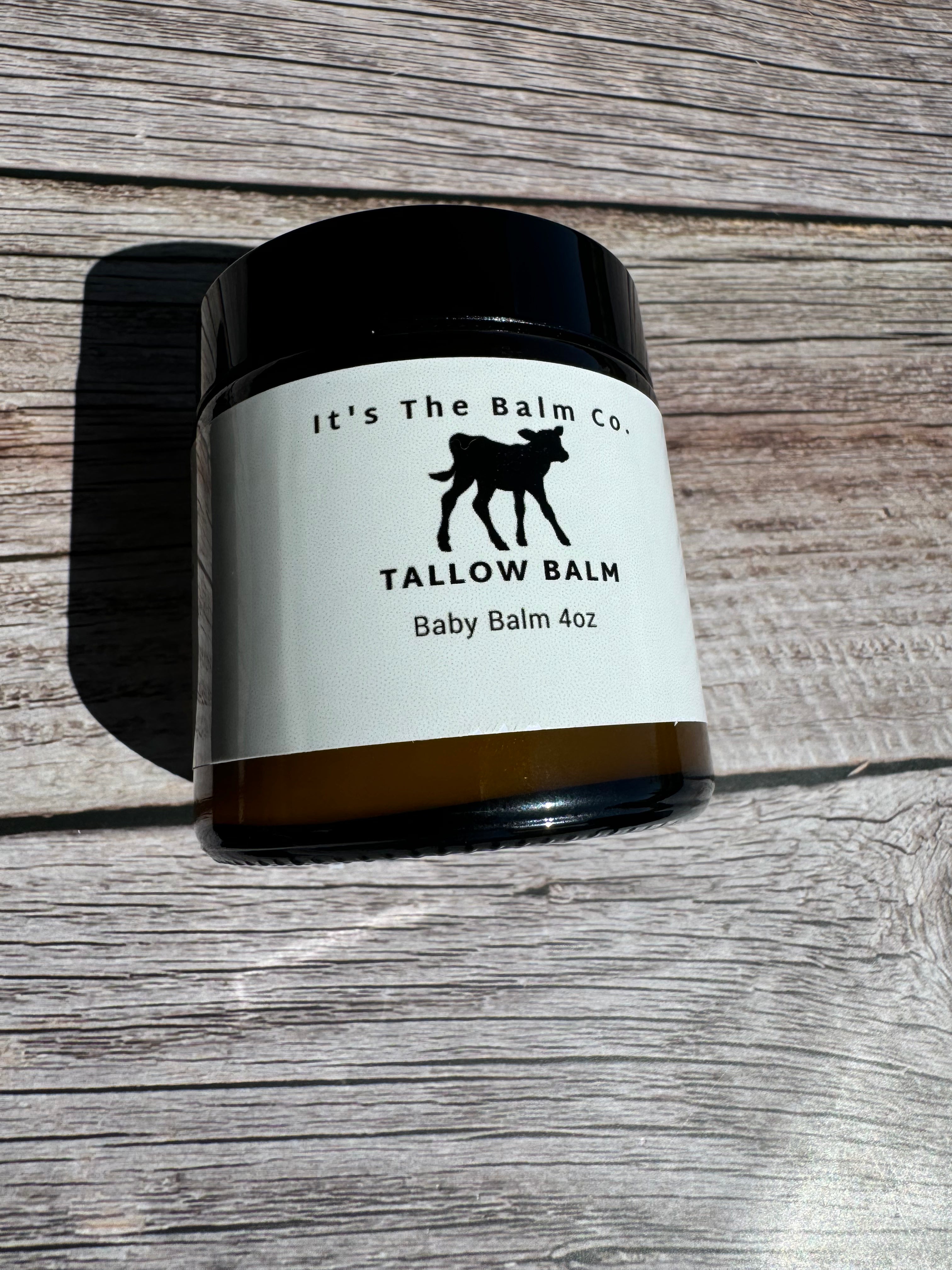 Organic 4oz Whipped Baby Tallow Balm - USDA Certified, Fragrance-Free Skin Moisturizer for Babies & Sensitive Skin - Perfect for Diaper Rash, Eczema & Dry Skin Care