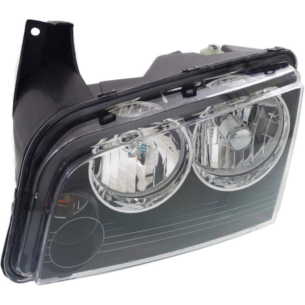 Dodge Charger Headlight Assembly Pair - Compatible with 2006-2010 Models (Driver & Passenger Side) | CH2502206 & 4806165AJ Replacement | Perfect for Night Driving & Car Restoration Projects