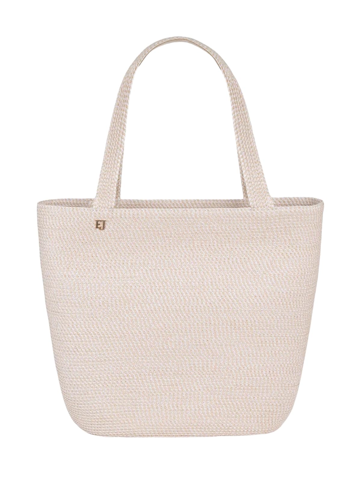 Eric Javits Squishee Tote II Foldable Straw Bag - Women's Woven Beach Tote for Travel, Shopping & Daily Use - Lightweight Summer Handbag for Pool, Vacation & Outdoor Activities