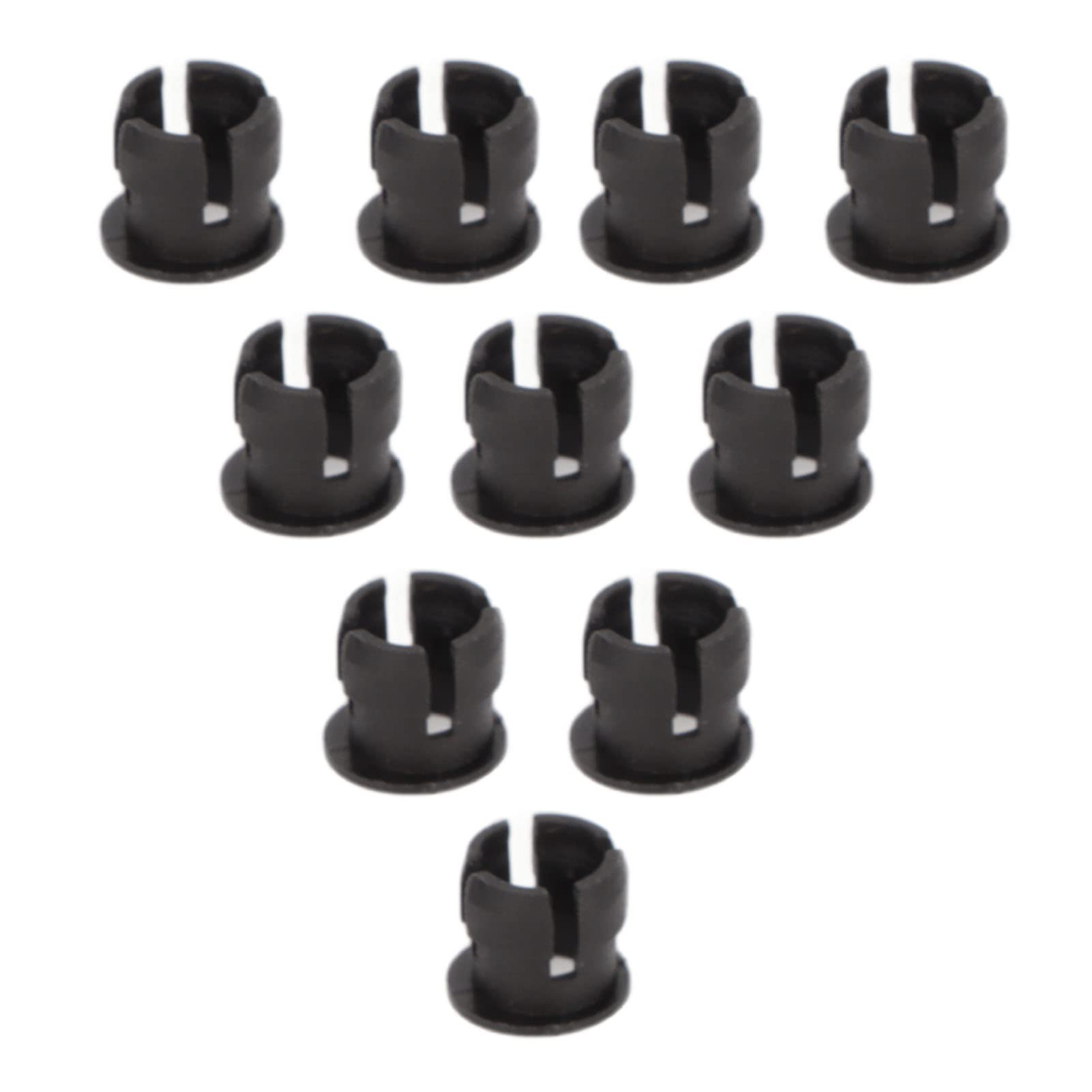 5mm Black LED Lamp Holder - 200PCS Standard Size Plastic Light Emitting Diode Mounts for DIY Lighting Projects - Easy to Install, Durable & Wear Resistant - Perfect for Home Decor, Automotive Lights & Electronic Prototyping