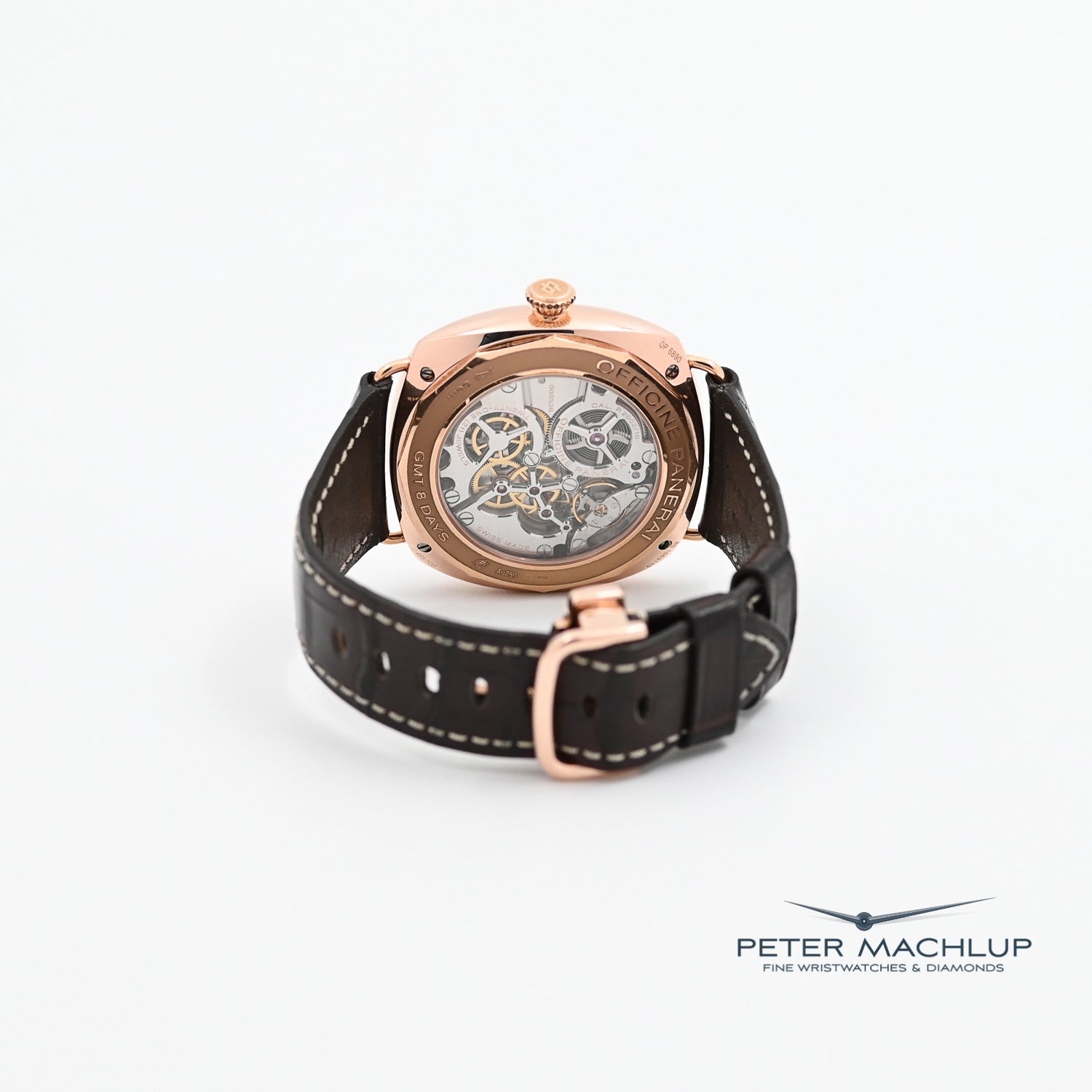 Panerai Radiomir 45 GMT Automatic Men's Watch - Luxury Stainless Steel Dive Watch with Date Function - Perfect for Business, Travel & Water Sports
