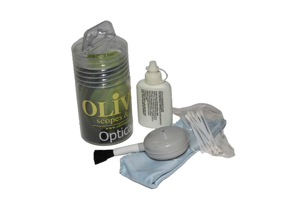Olivon 6-in-1 Camera Lens Cleaning Kit for DSLR, Mirrorless & Smartphone - Microfiber Cloth, Brush, Blower, Solution (Black) - Perfect for Travel, Photography & Outdoor Adventures