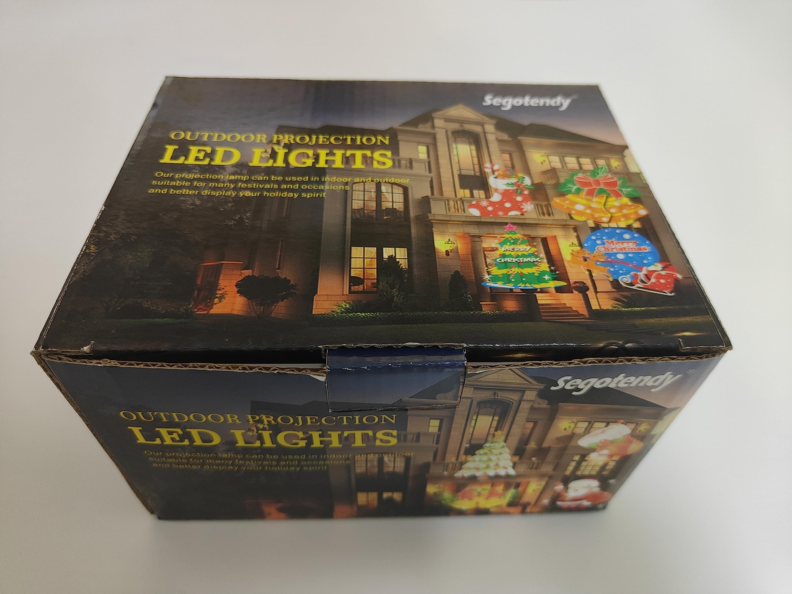 Outdoor Holiday Projector Lights - 10 Themes, 16 Slides, Waterproof with Remote Control & Timer - Perfect for Valentine's Day, Easter, Halloween, Birthday Parties & Year-Round Decorations