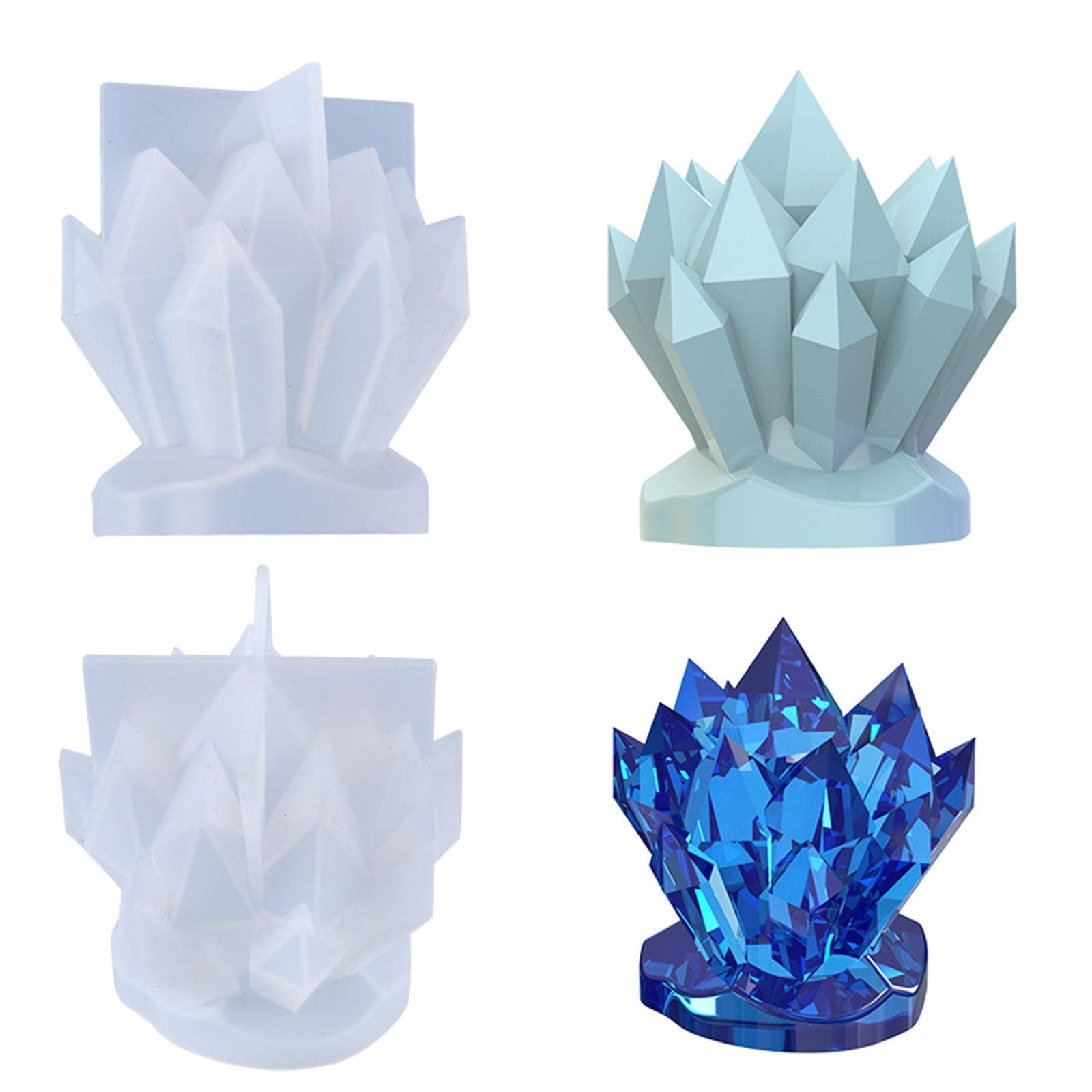 Enakshi Handmade Flower Cluster Candle Molds for Aroma Candle Making - DIY Crafts, Home Arts & Soap Making Supplies - Perfect for Gifts, Weddings & Home Decor