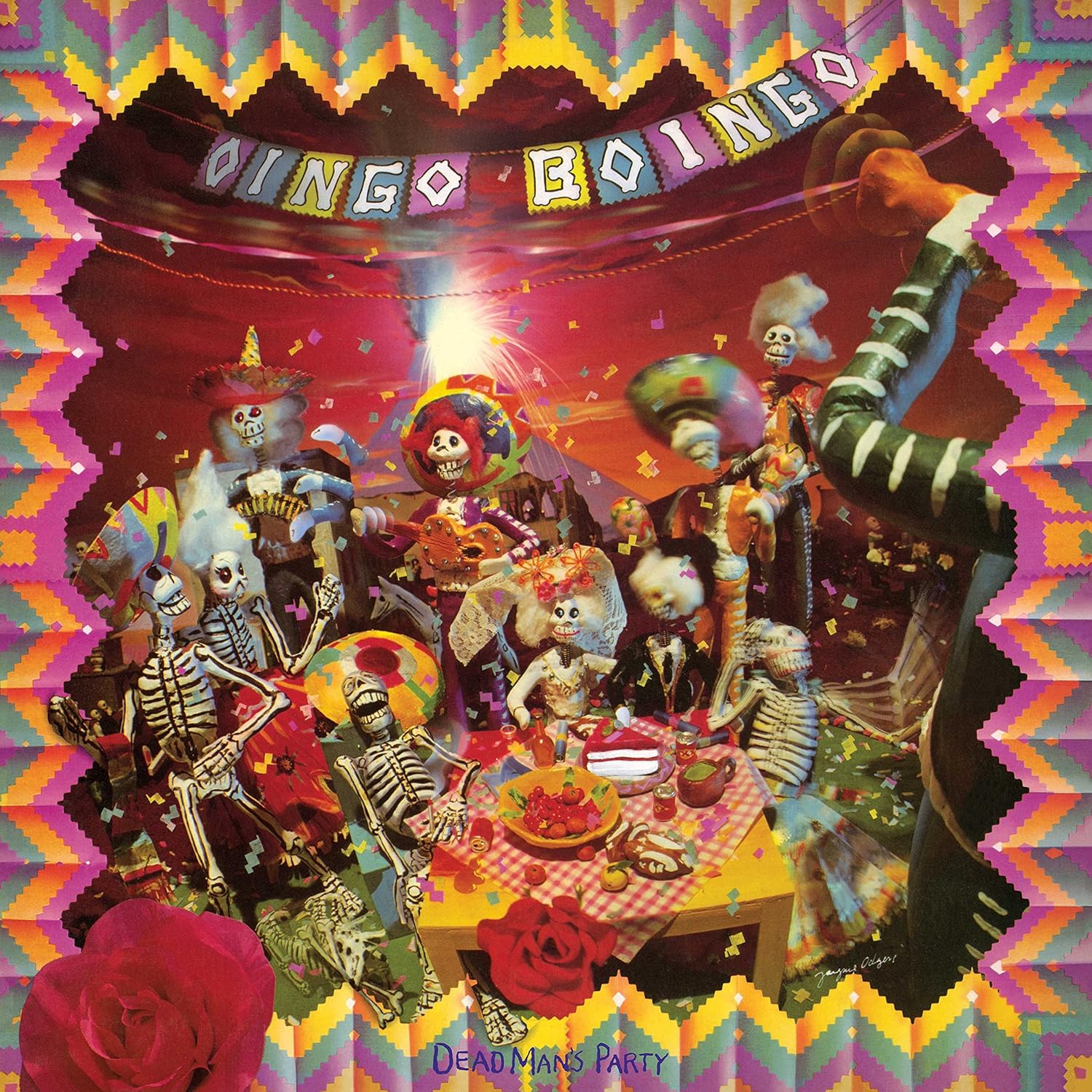 Dead Man's Party Deluxe LP Reissue - Limited Edition Colored Vinyl | Oingo Boingo 80s New Wave Music | Perfect for Halloween Parties & Vintage Record Collectors