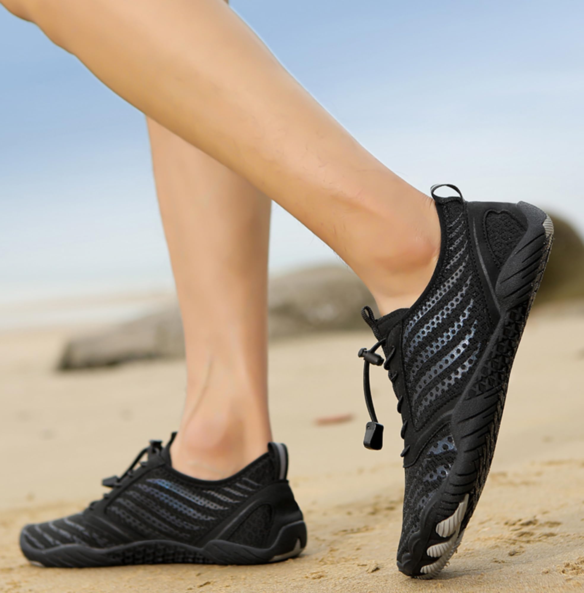 2024 Women's Barefoot Hiking Shoes - Wide Toe Box Minimalist Trail Running & Outdoor Sports Shoes for Women | Lightweight & Flexible for Hiking, Walking & Gym Workouts