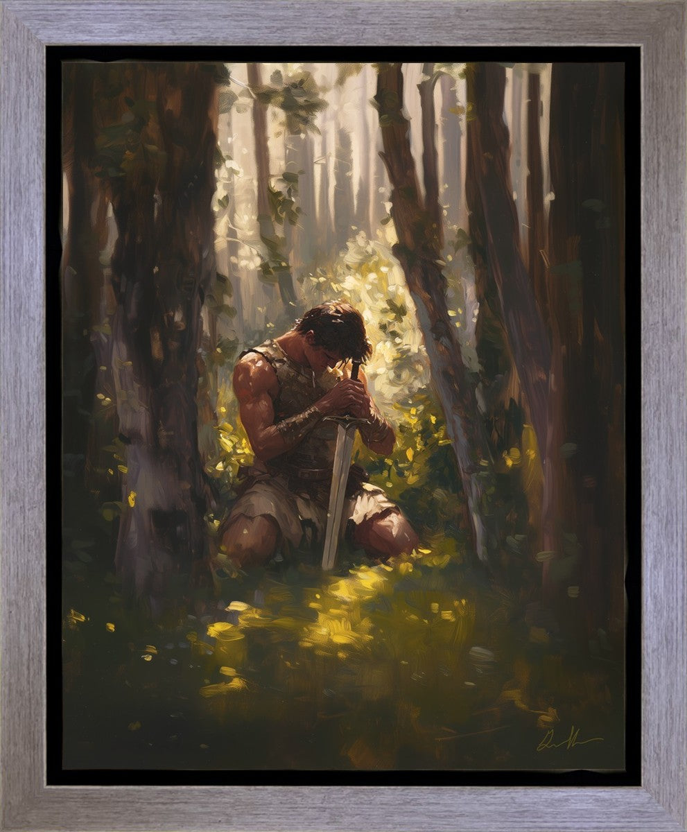 Prayer of Moroni Gallery Wrap Canvas - Inspirational LDS Religious Art for Home Decor, Church & Office - Perfect for Spiritual Uplifting & Wall Decor