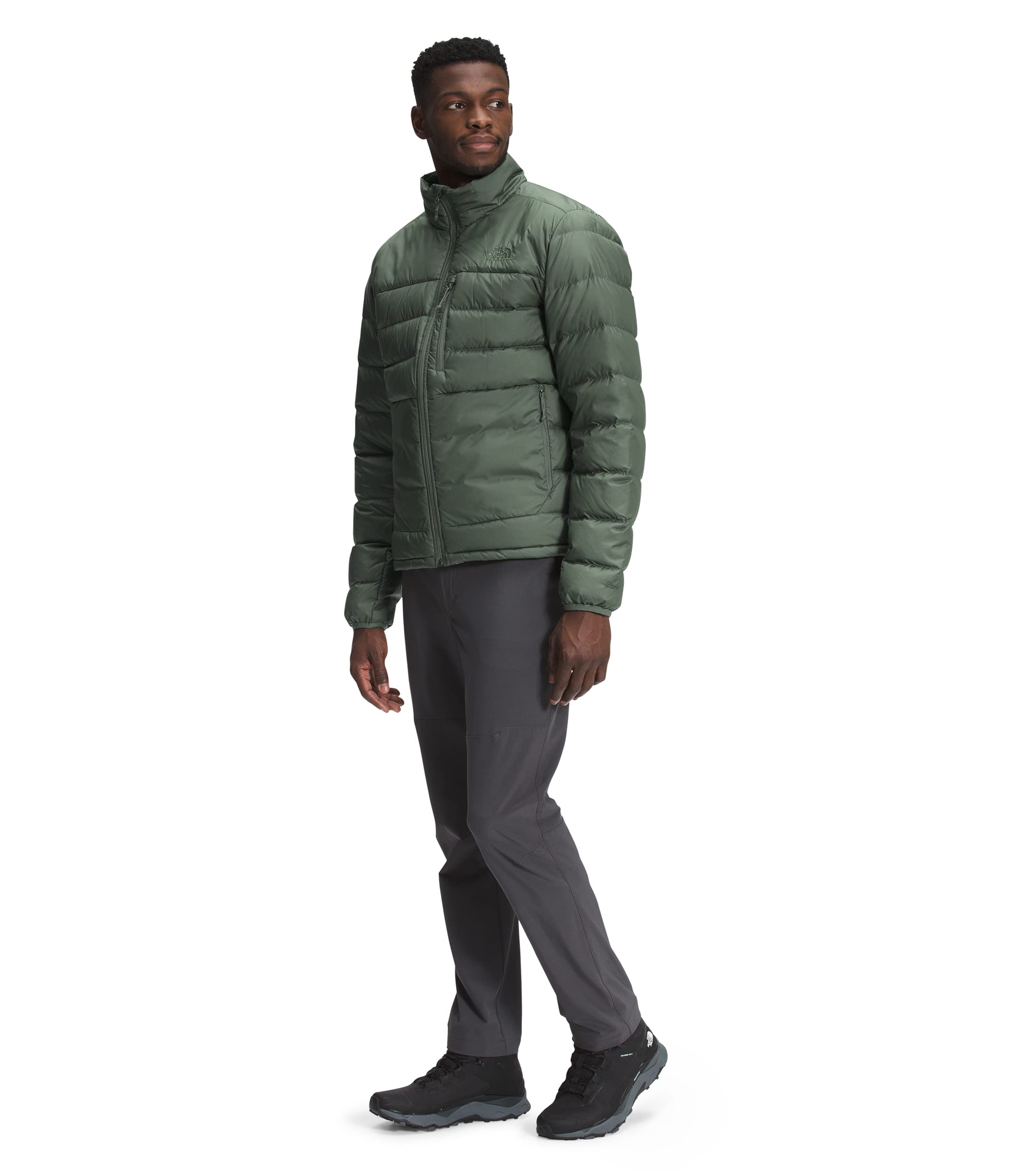 The North Face Men's Aconcagua Jacket - Lightweight Water-Resistant Fleece for Hiking, Camping & Outdoor Adventures