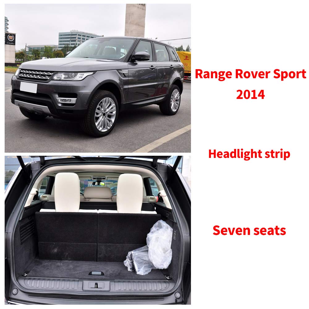 Premium All-Weather Car Floor Mats for Range Rover Sport 7-Seat 2014 - Full Coverage Non-Slip Leather Liners (Wine Red) | Perfect for Off-Roading, Family Trips & Daily Commute