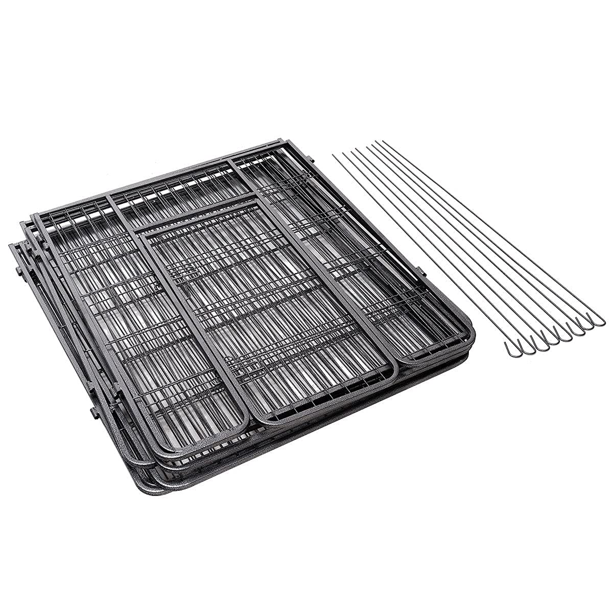 Safstar 8-Panel Heavy Duty Metal Dog Playpen with Door - Foldable Pet Exercise Pen for Puppy, Cat & Small Animals - Perfect for Indoor Training, Outdoor Play & Travel Use