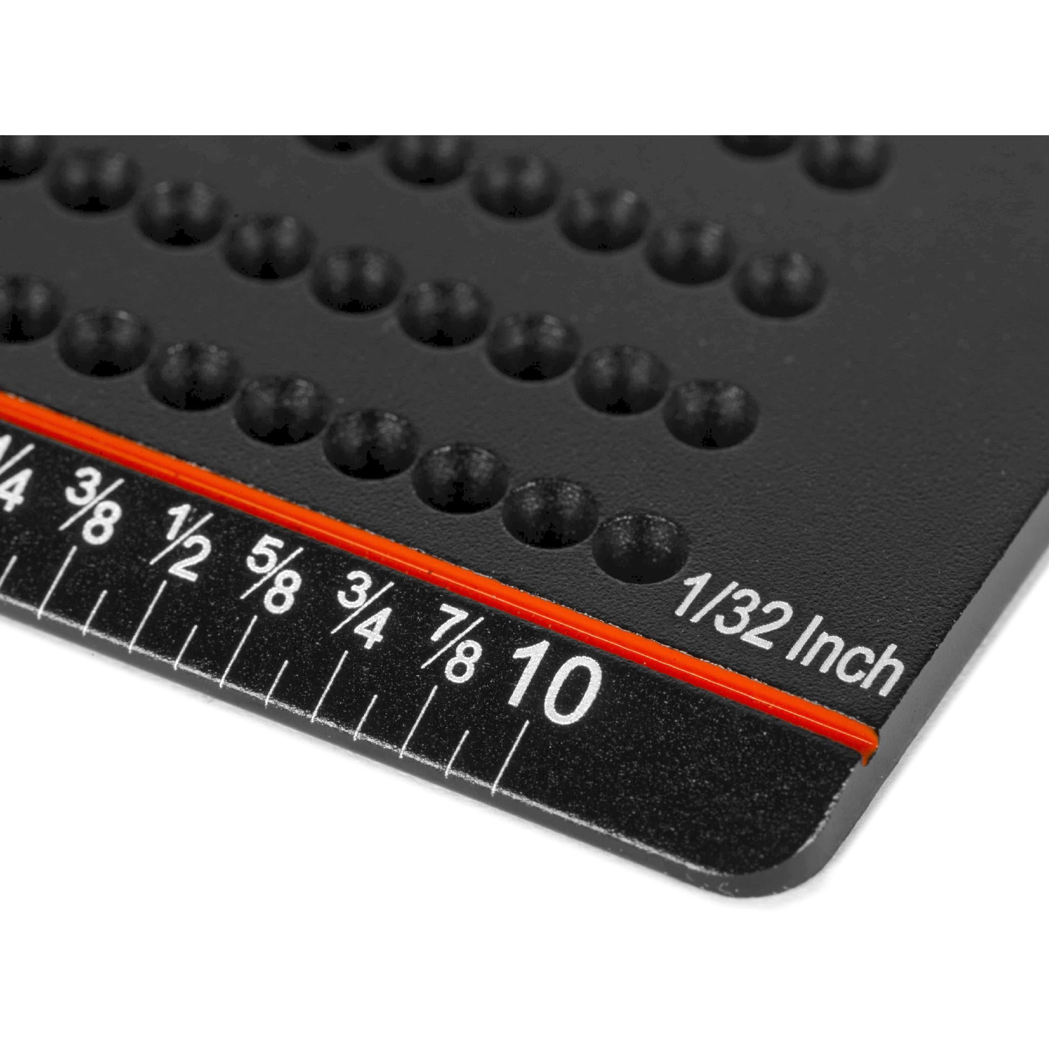 WEN ME810R 10 Inch T-Shaped Marking Ruler - Precision Measuring Tool for Woodworking, Metalworking & DIY Projects - Perfect for Carpenters, Engineers & Craft Enthusiasts