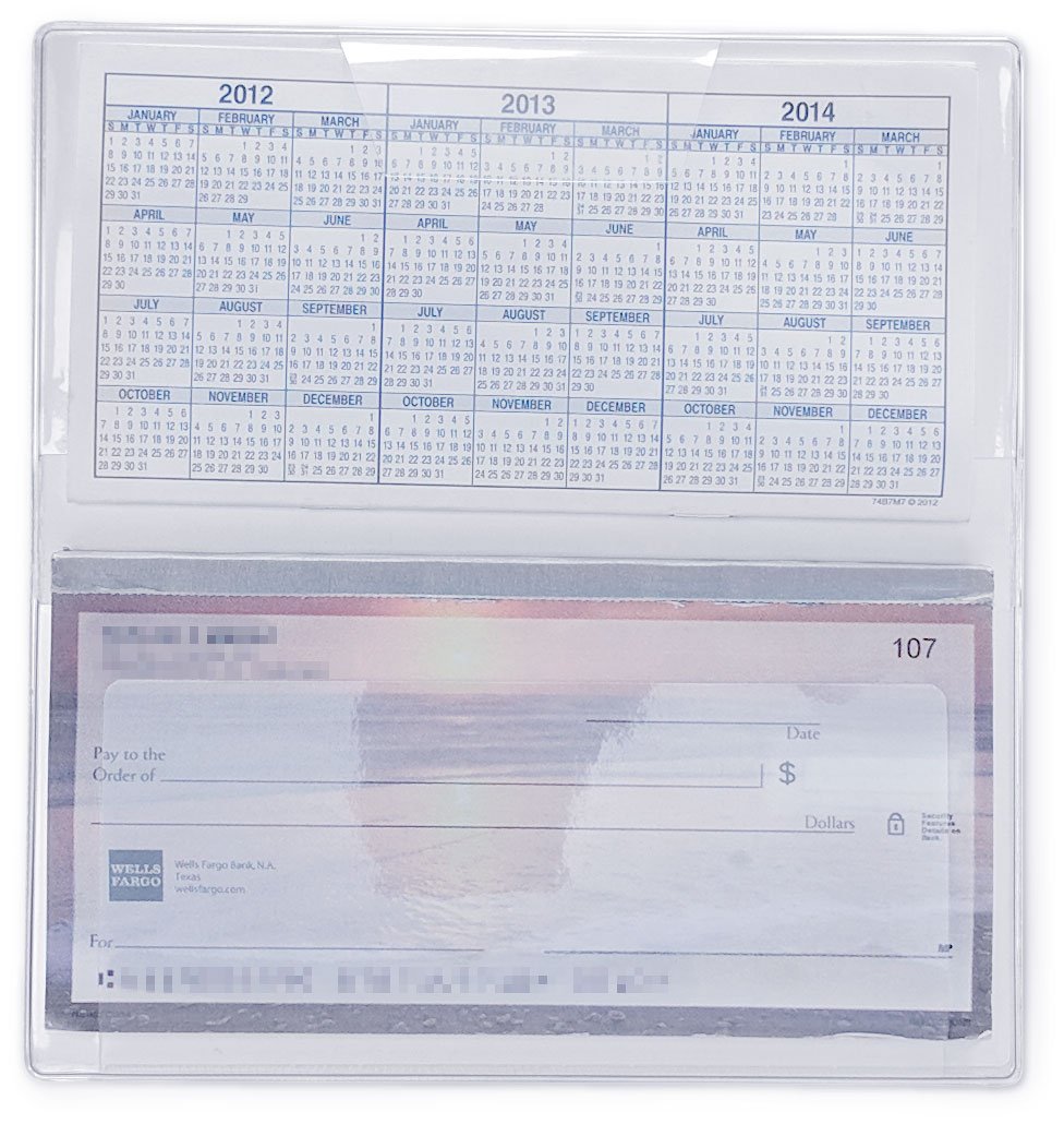 Custom Red & Tan Plaid Vinyl Checkbook Cover - Personalized Name & Monogram - Perfect for Gifts, Organizing Checks, and Wallet Protection