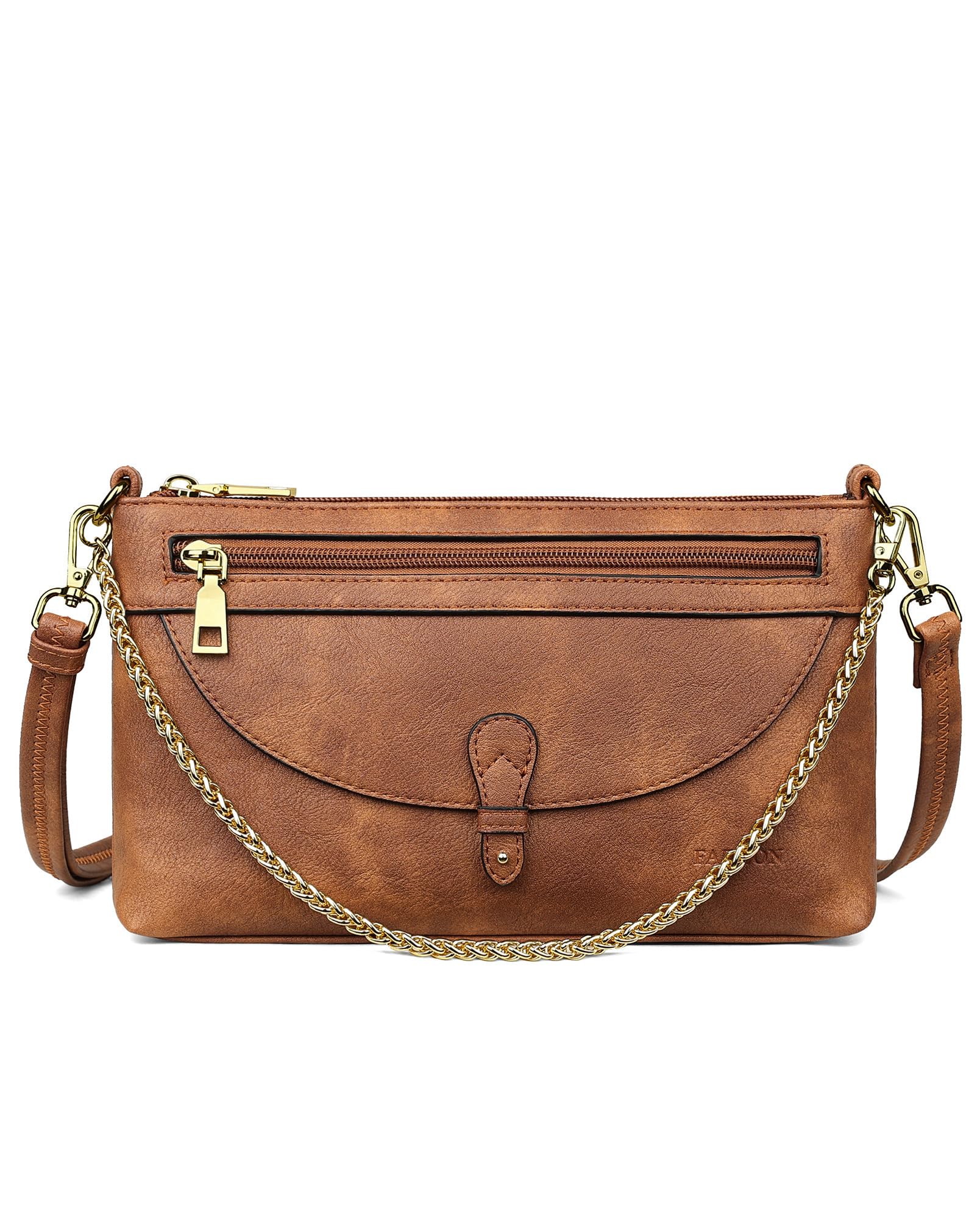 FADEON Small Crossbody Bags for Women - Trendy Vegan Leather Clutch Wristlet Purse with Adjustable Strap, Designer Shoulder Handbag for Everyday Use, Date Night & Travel Accessories