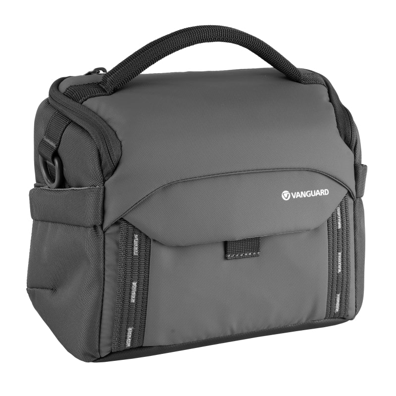 VEO 24M Gray Camera Shoulder Bag - Durable DSLR/SLR Camera Case with Adjustable Strap for Photographers - Perfect for Travel, Hiking & Outdoor Photography