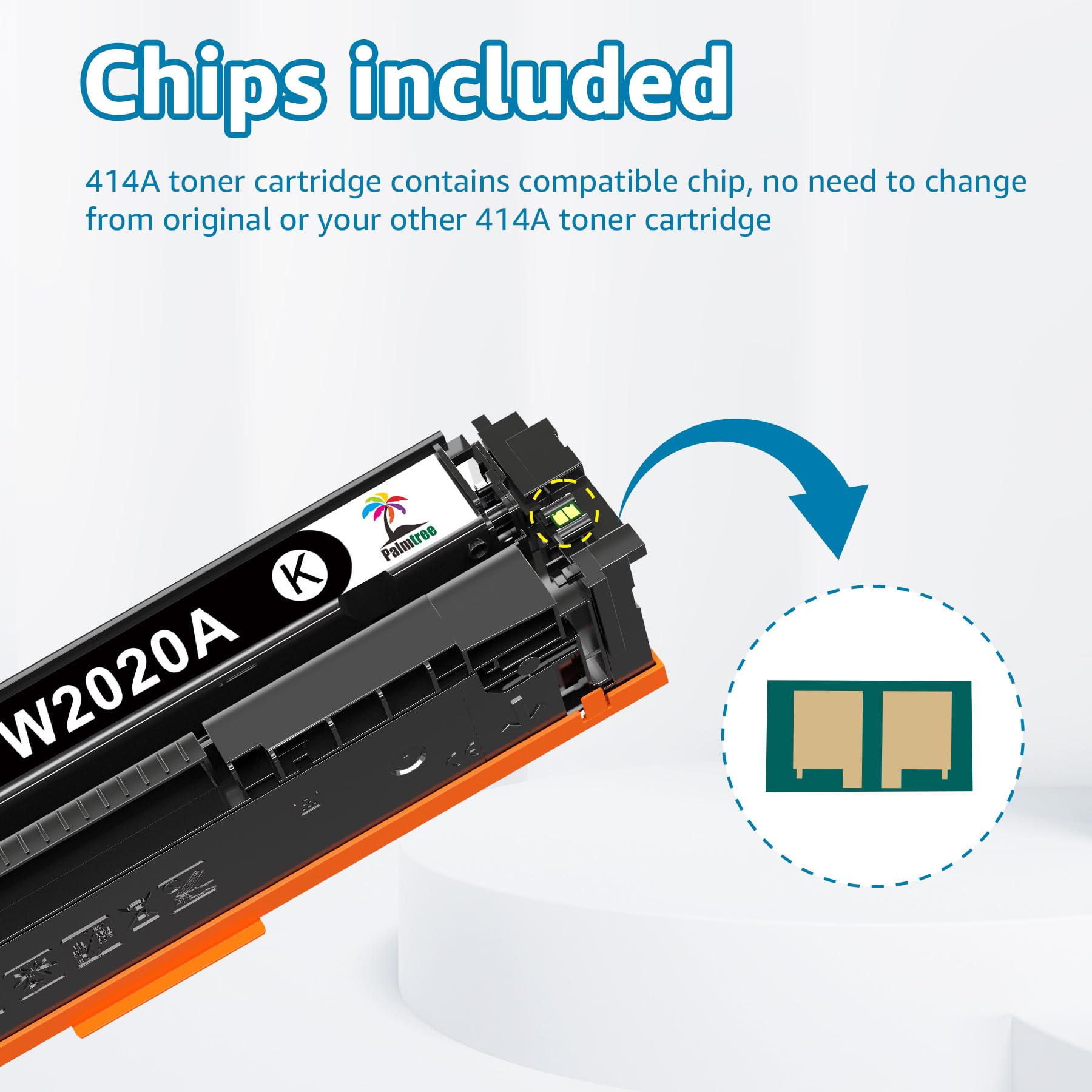 Compatible Toner Cartridge Replacement for HP 414A 414X - High Yield 4-Pack (Black, Cyan, Magenta, Yellow) for HP Color LaserJet Pro MFP M479fdw/M479fdn/M479dw/M454dw/M454dn/M455dn/M480f Printers - Perfect for Office & Home Printing Needs