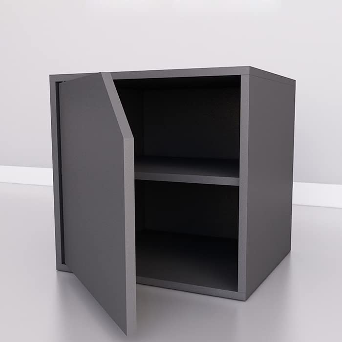 Wooden Cube Storage Bookcase with Doors - Organize Books, Toys & Home Decor - Perfect for Living Room, Bedroom & Office Storage Solutions
