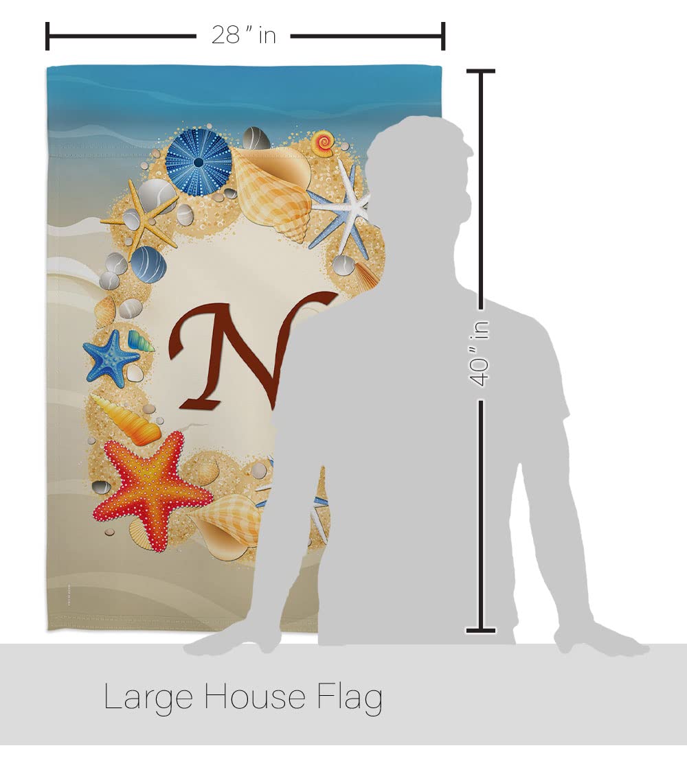 Summer Coastal Beach House Flag Set - 28