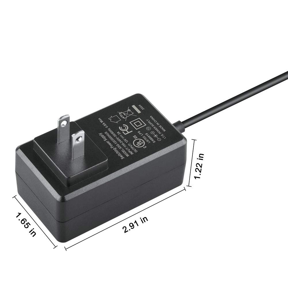 AC DC Adapter for Tech STD-1230P Charger | Switching Power Supply Cord | Universal Mains PSU | Perfect for Laptops, Monitors & Office Electronics