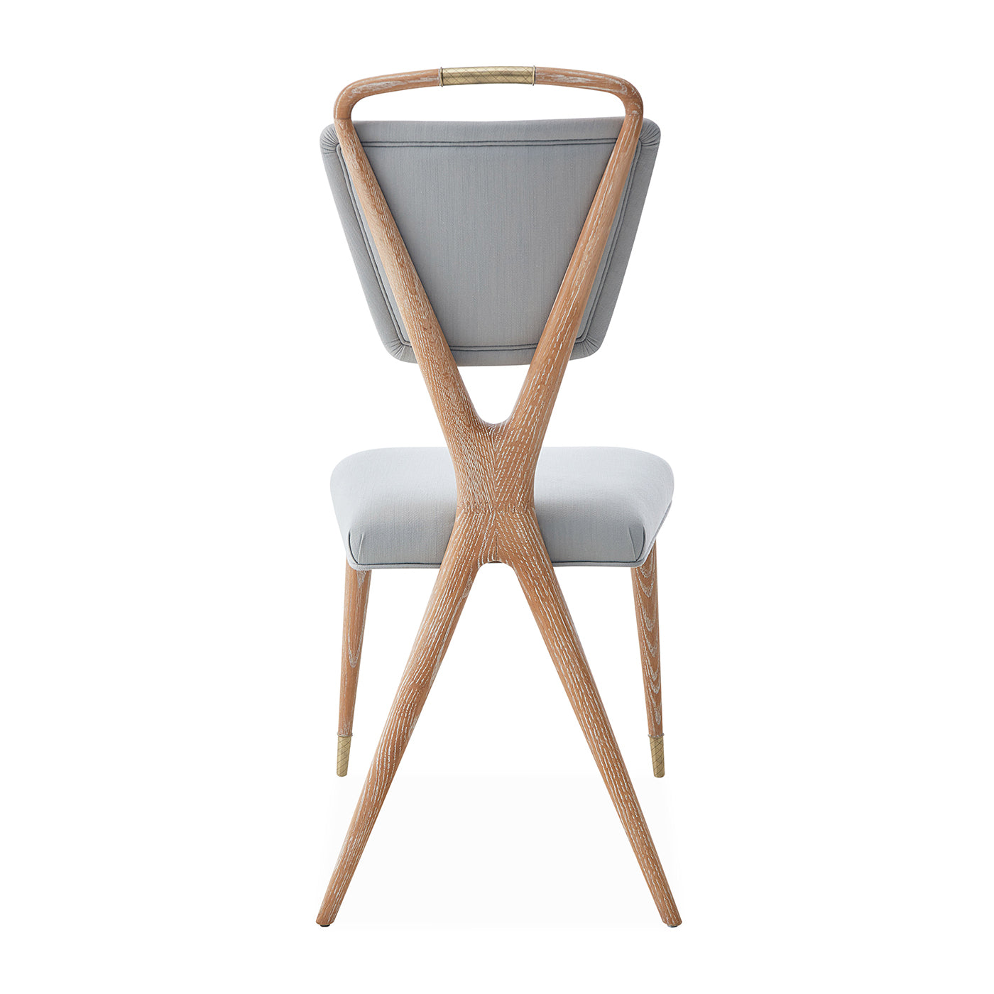 Torino X Back Dining Chair in Tussah Sky - Modern Upholstered Side Chair for Kitchen, Dining Room & Office - Comfortable & Stylish Home Furniture