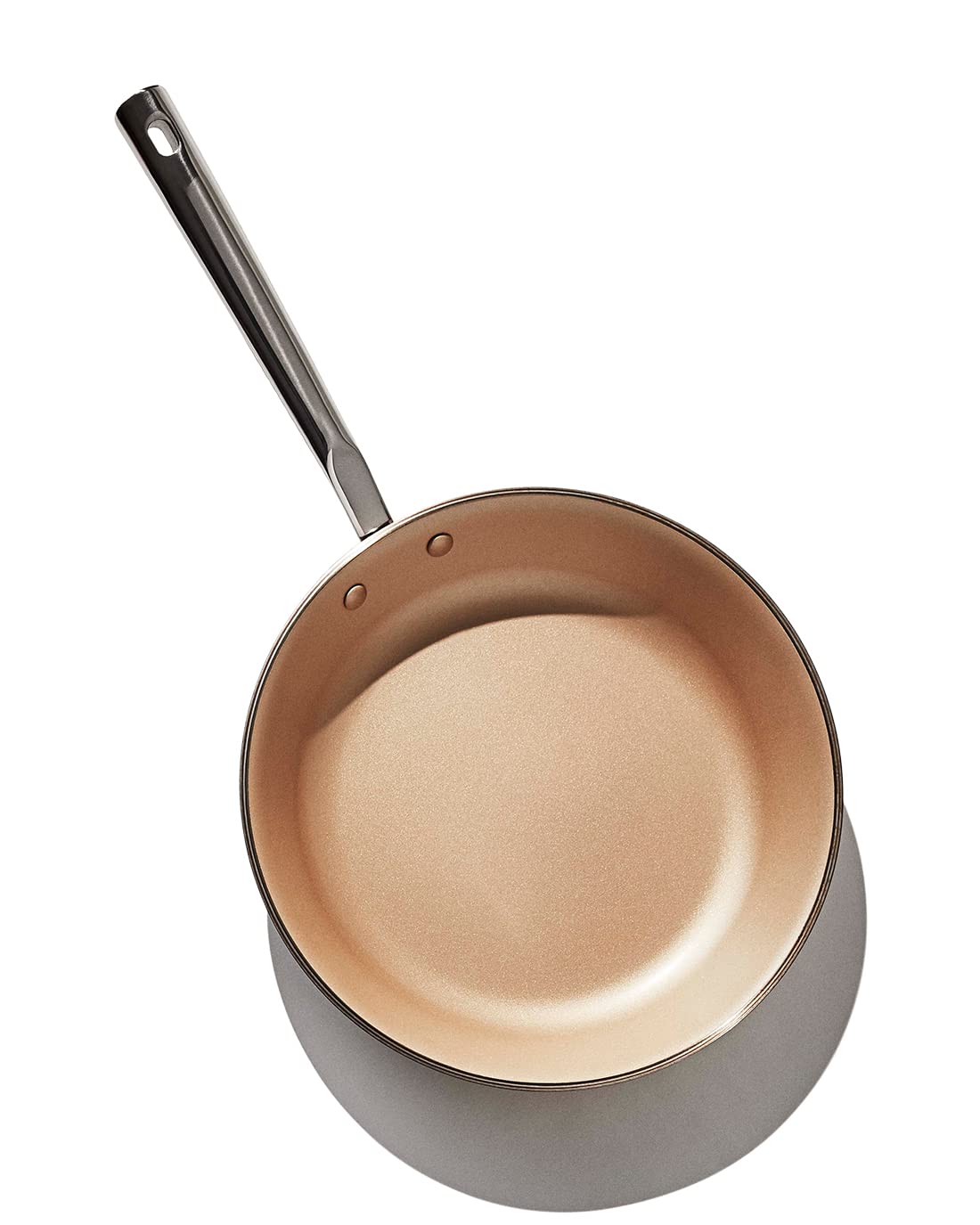 Premium Copper Coated Nonstick Frying Pan - Durable, Easy to Clean & Long-Lasting Cookware for Sautéing, Frying & Perfect Omelets | Ideal for Home Kitchen & Professional Chefs