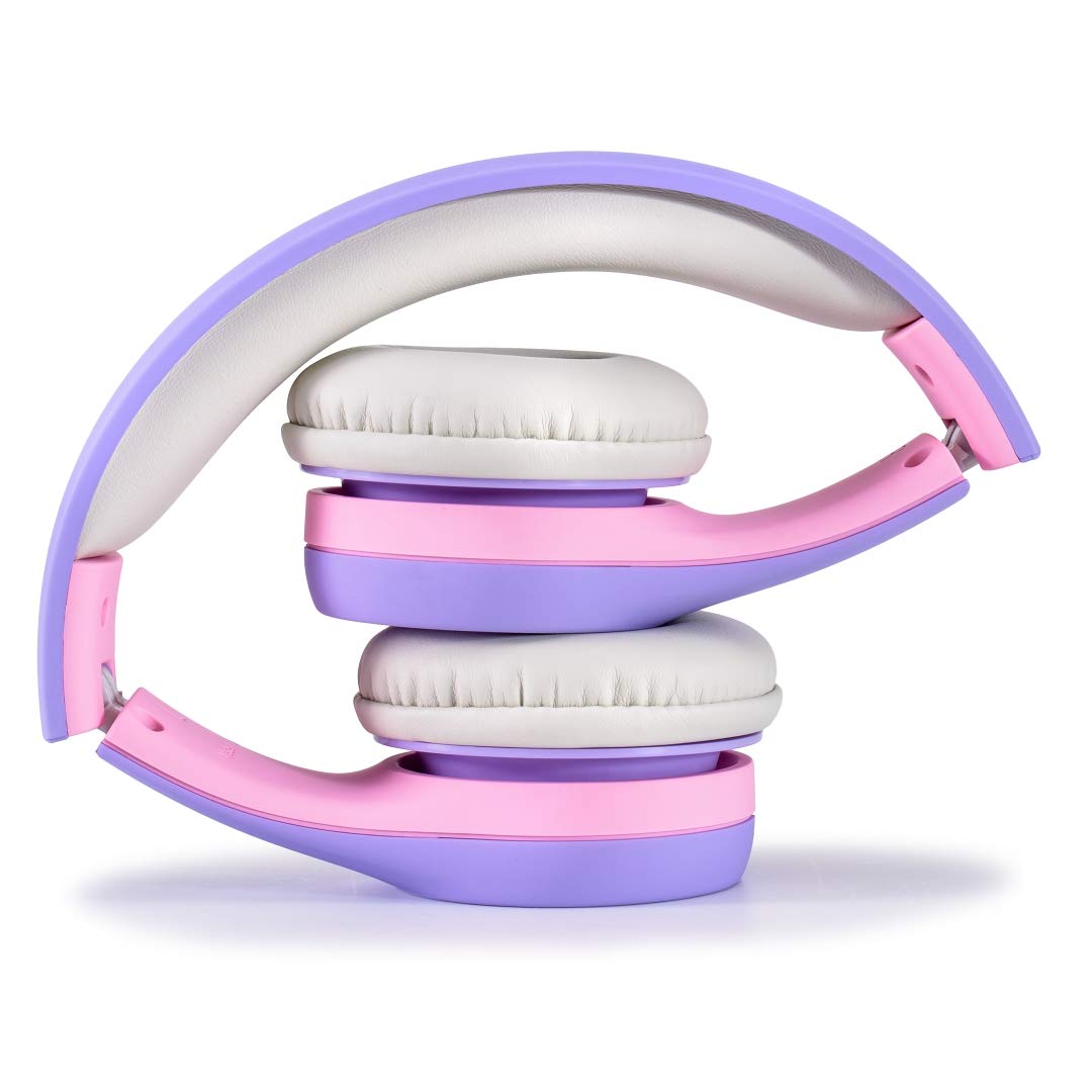 NENOS Kids Headphones for Children & Toddlers - Volume Limited Safe Headphones (Lavender) | Perfect for School, Travel, and Online Learning