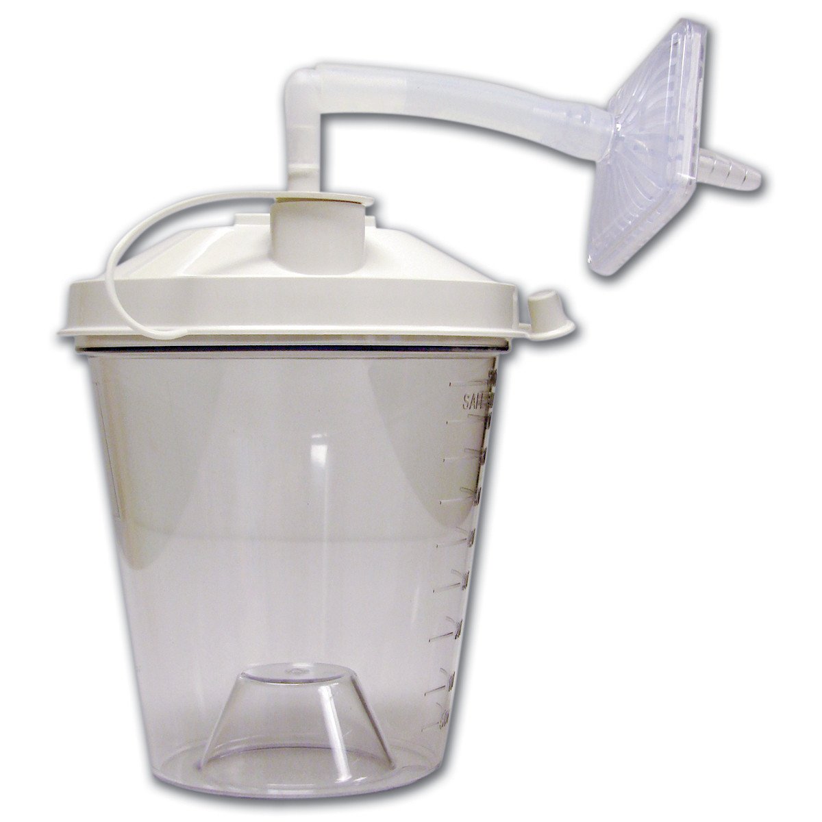12 Pack 800CC Disposable Suction Canisters - Medical Grade Waste Collection for Hospitals, Clinics, and Home Healthcare Use
