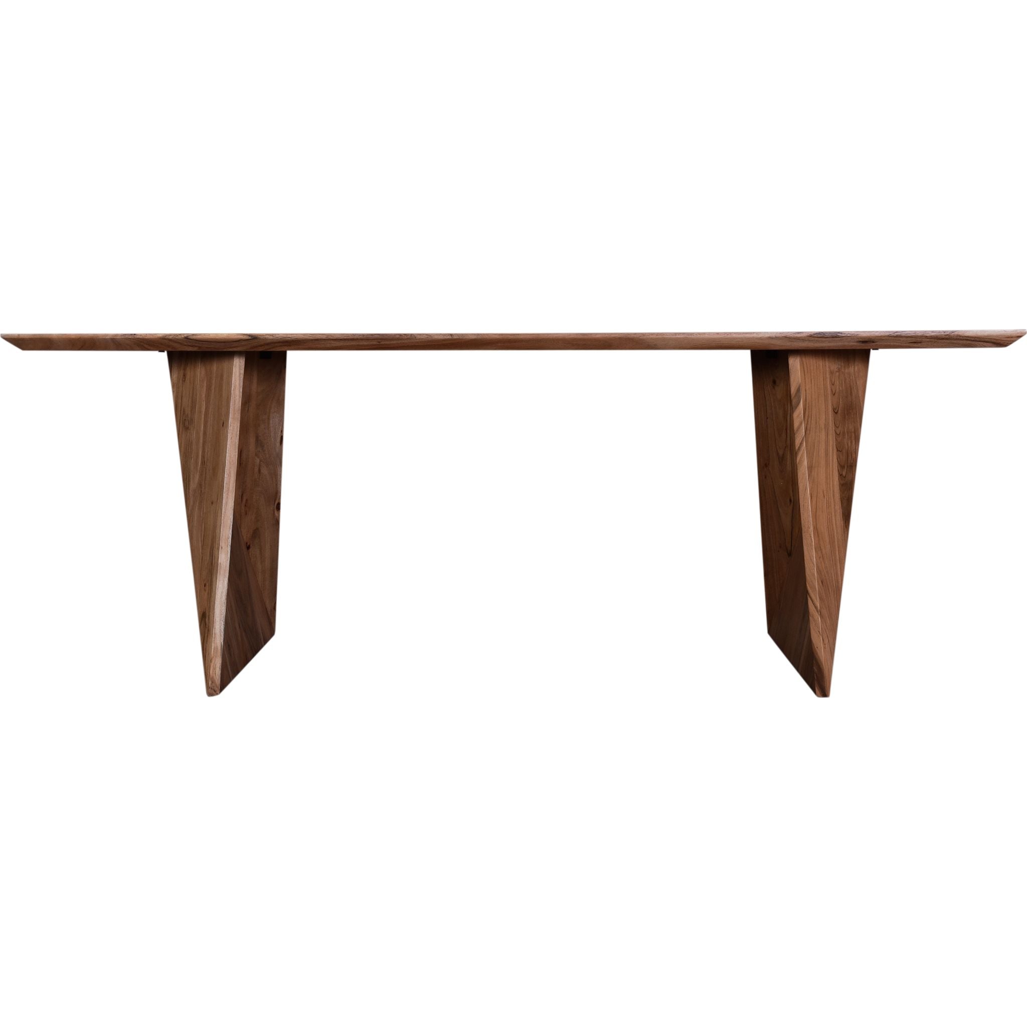 Anders Solid Wood Dining Table - Natural Finish - 1568570K - Perfect for Farmhouse, Rustic & Modern Dining Rooms