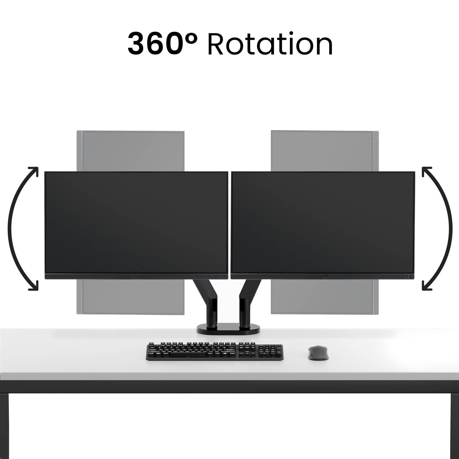 EVEO Premium Dual Monitor Stand for 14