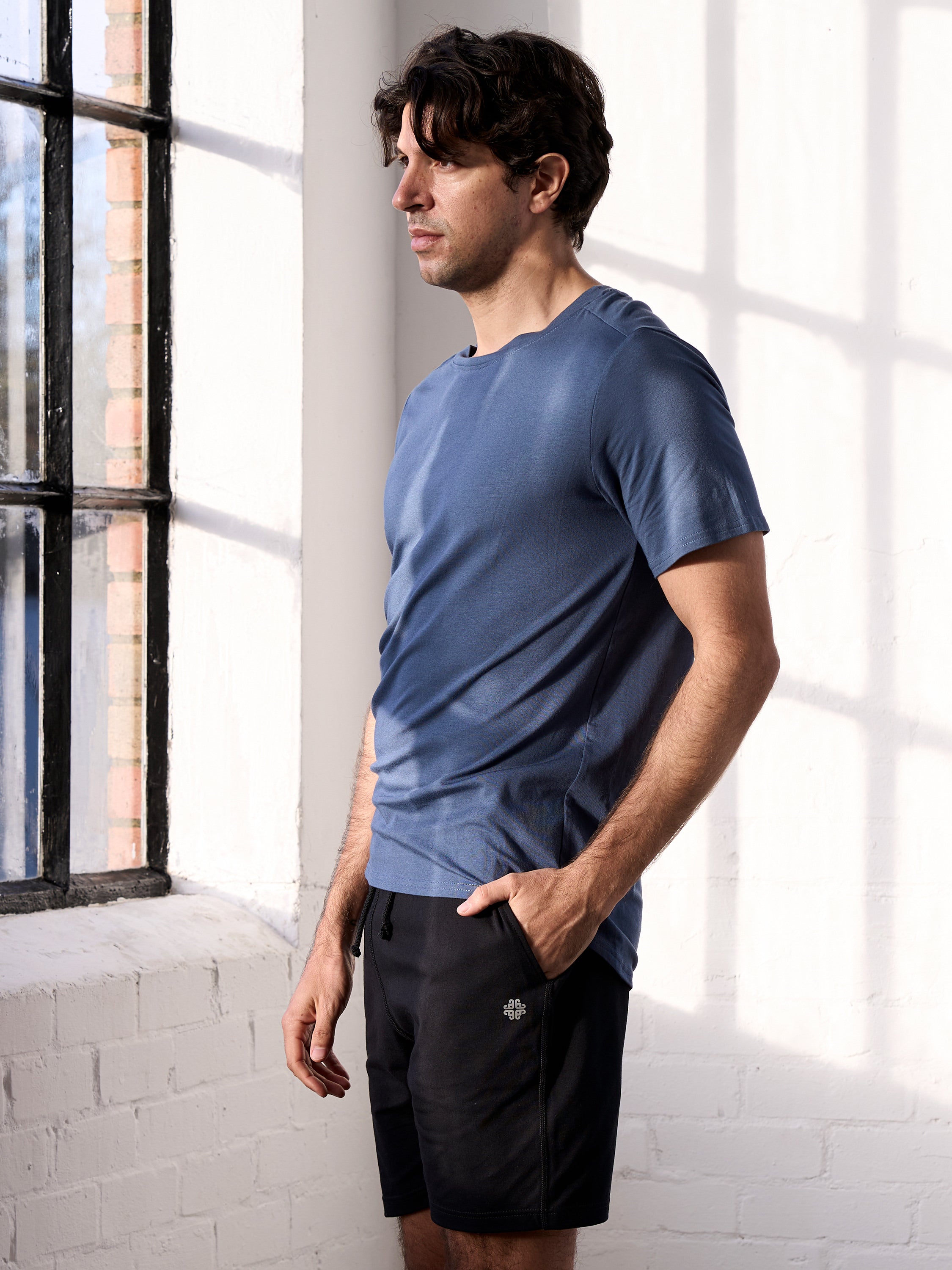 Premium Cotton Men's Stretch T-Shirt - Soft Breathable Comfort Fit Casual Tee for Everyday Wear, Gym & Outdoor Activities
