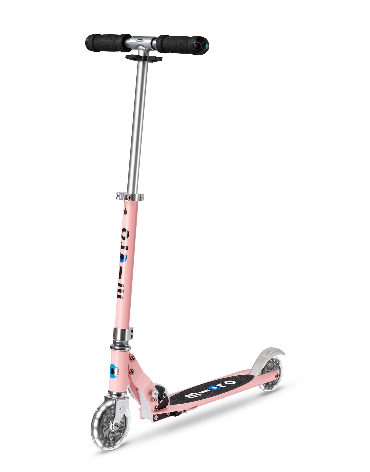 Micro Sprite Kids LED Scooter - Neon Pink Electric Kick Scooter for Boys & Girls Ages 5-12 | Fun Outdoor Ride-on Toy for Park, Sidewalk & Neighborhood Adventures