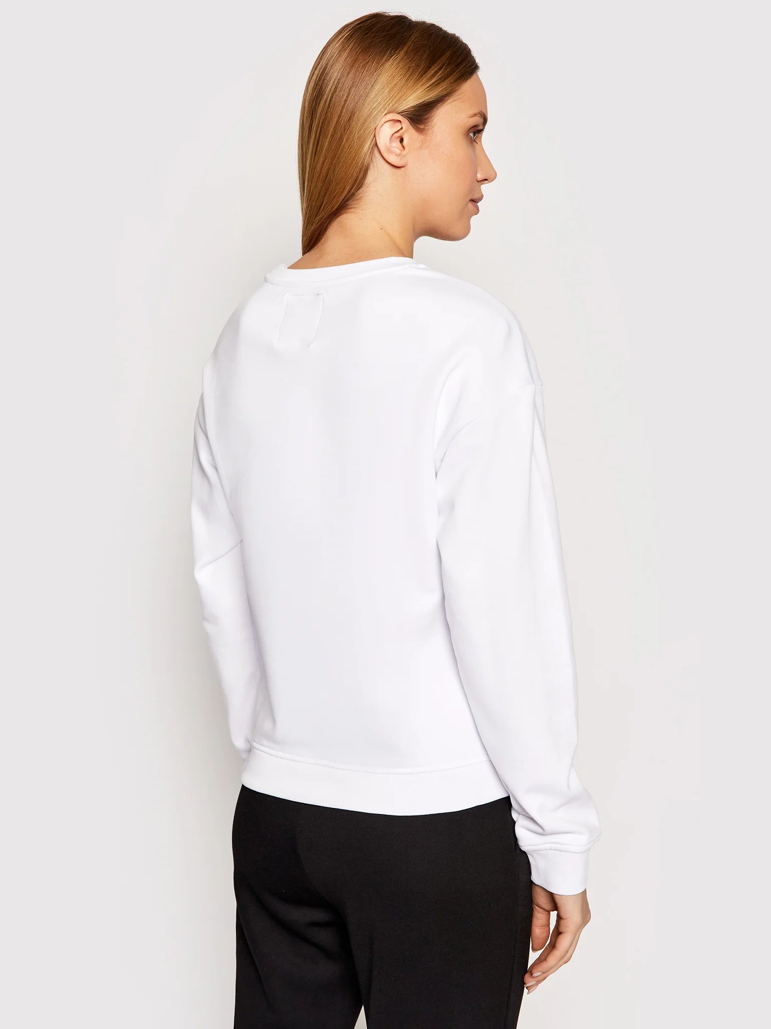 Armani Exchange White and Gold Sweatshirt for Men & Women - Stylish Casual Wear for Everyday Outfits and Street Fashion
