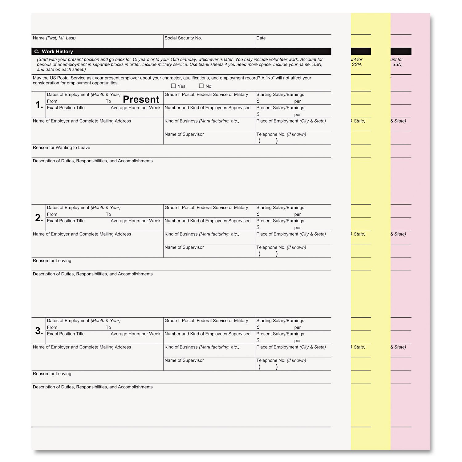 ICONEX Carbonless Paper - NCR Forms for Receipts, Invoices & Duplicate Copies | Perfect for Business, Office & Retail Use