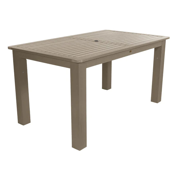 Outdoor Rectangular Counter Height Dining Table - Weather-Resistant Patio Furniture for Backyard, Deck, and Garden Dining - Perfect for Entertaining Guests