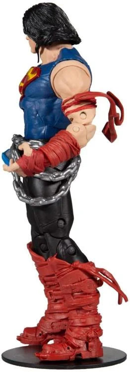 DC Multiverse Dark Nights: Death Metal Superman 7-Inch Action Figure - Collectible DC Comics Superhero Toy for Display & Play - Perfect for Fans, Collectors & Gift Giving