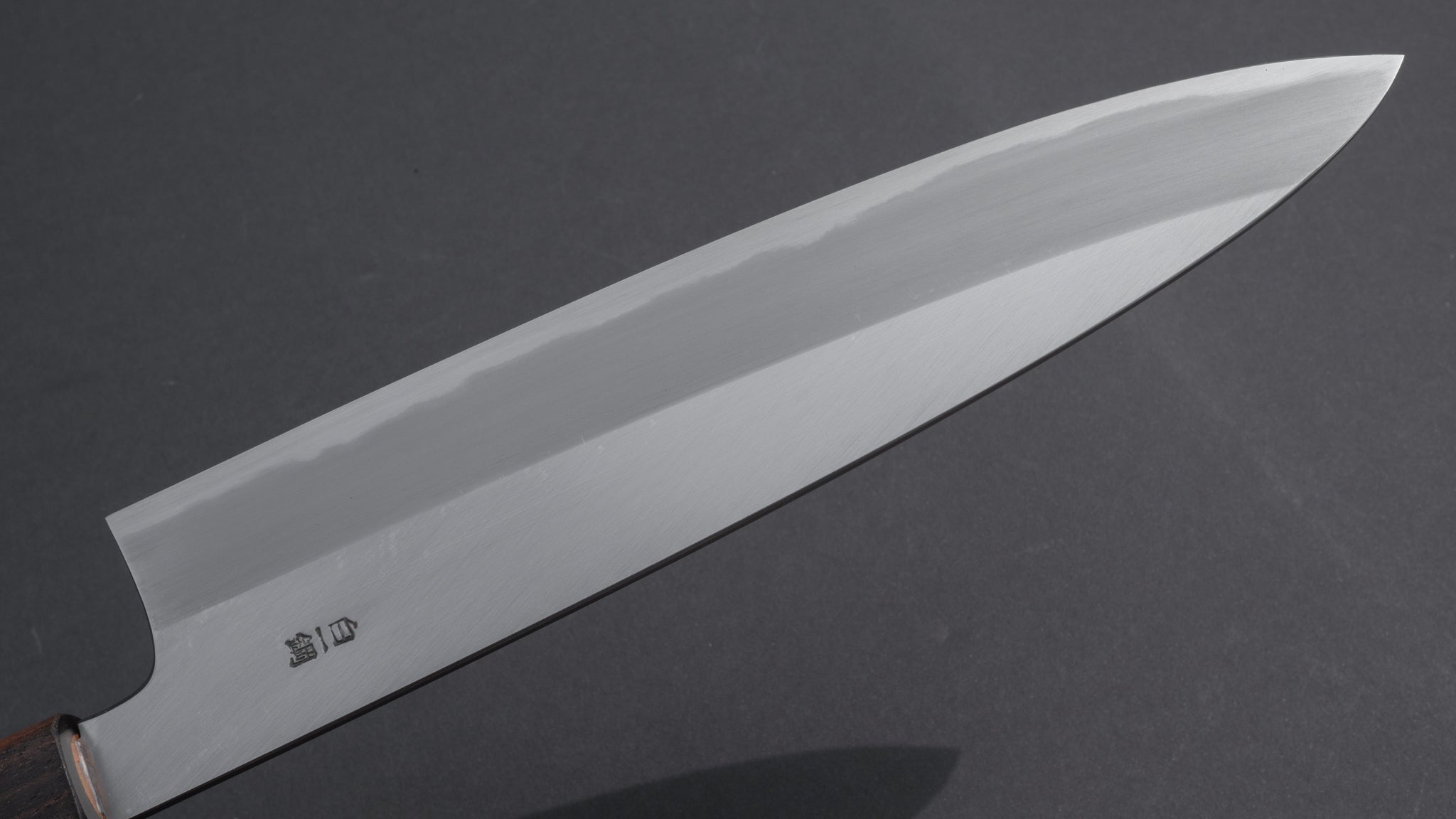 Hitohira Togashi White #1 Migaki Gyuto 240mm Japanese Chef Knife - Premium Cherry Wood Handle - Professional Kitchen Tool for Sushi, Meat & Vegetable Cutting