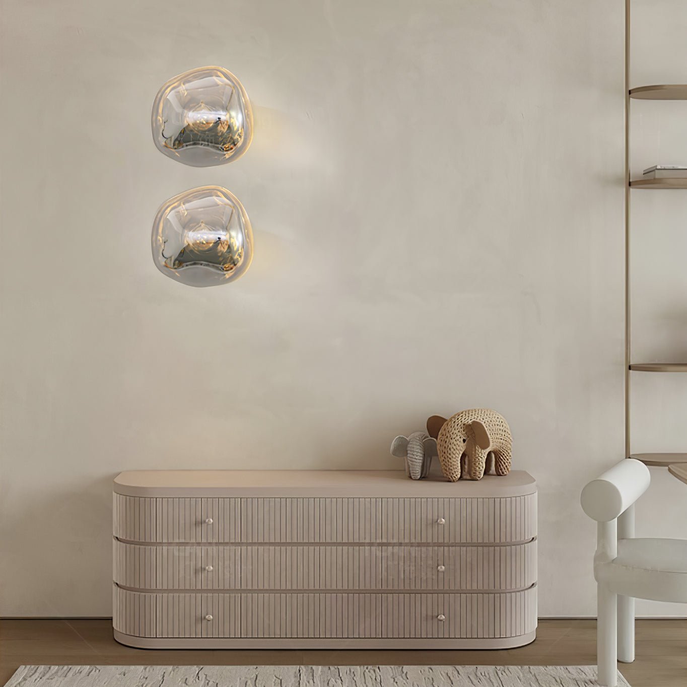 Lava Plug-in Wall Lamp - Modern LED Night Light for Bedroom, Nursery, Hallway - Soft Glow & Energy Efficient Lighting Solution