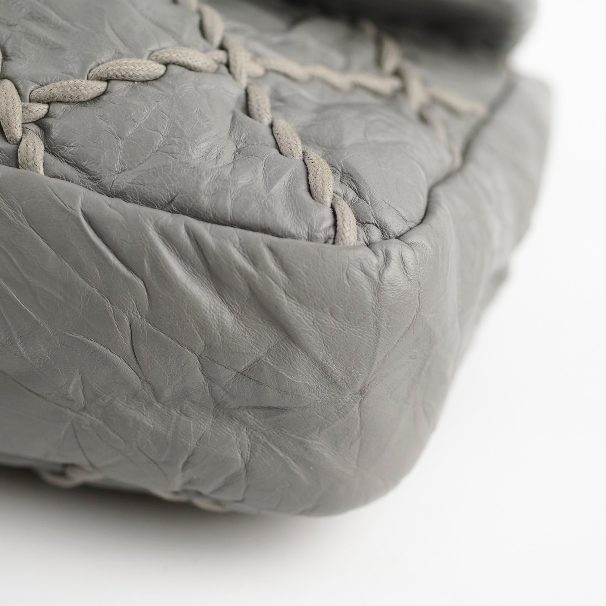 Chanel Quilted Flap Bag Grey - Luxury Designer Handbag for Women, Perfect for Parties, Dating & Everyday Use