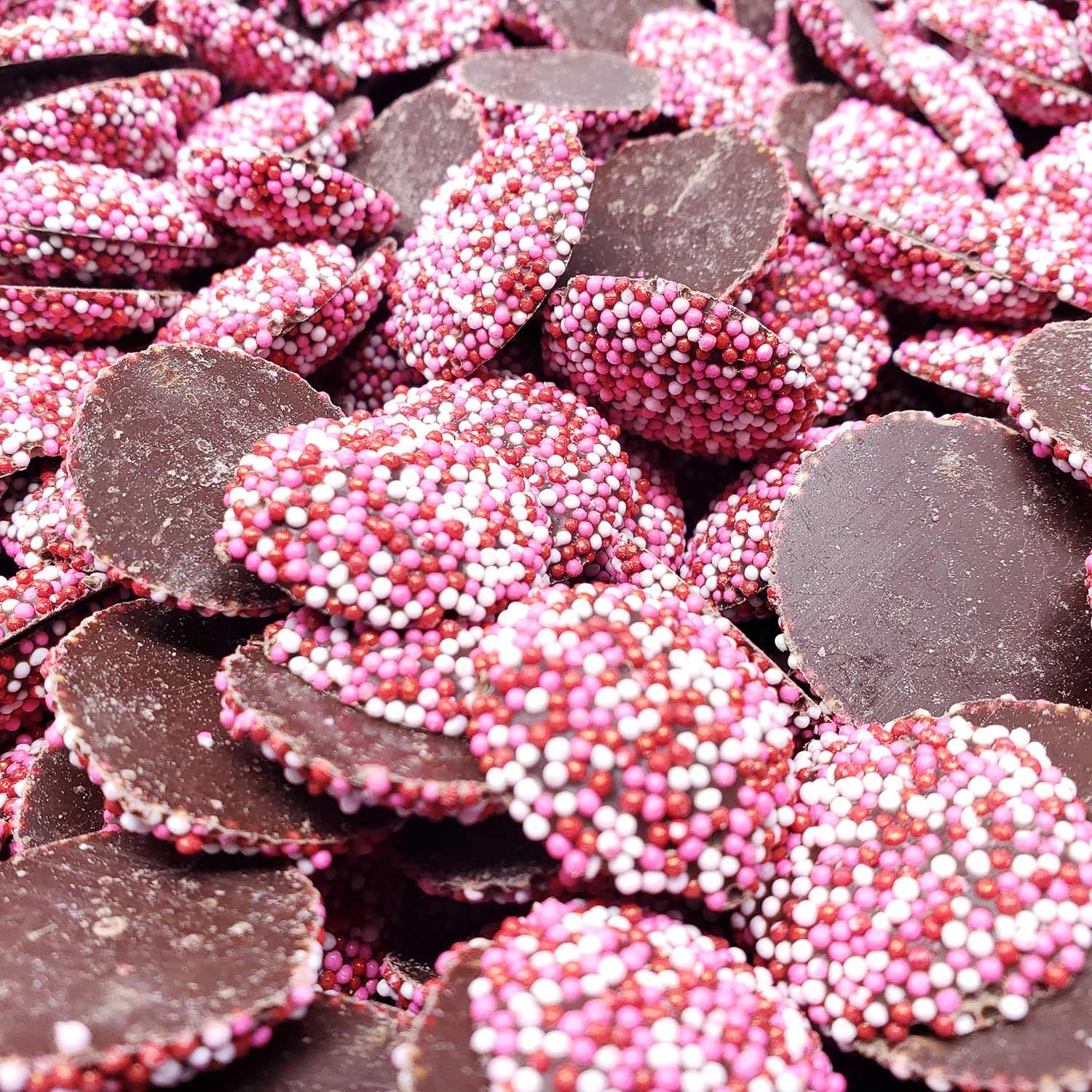 Valentine's Day Nonpareils Candy - 1 Lb Bulk for Baking, Decorating & Gift Giving - Perfect for Cupcakes, Cookies & Party Favors