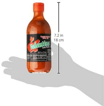 Valentina Hot & Extra Hot Mexican Hot Sauce - Black & Yellow Label 12.5oz (Pack of 2) - Perfect for Tacos, Wings & Mexican Cuisine