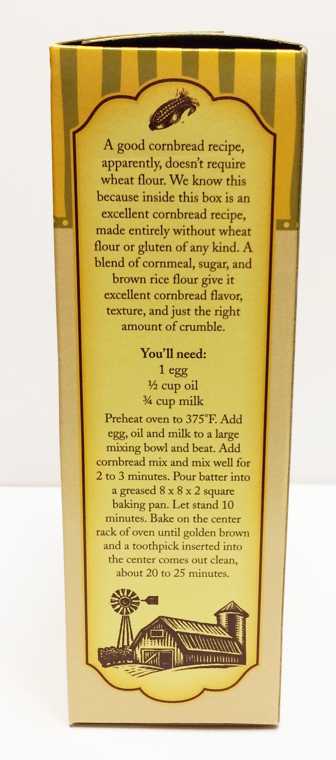 Trader Joe's Gluten Free Cornbread Mix - 2 Pack | Easy Baking Mix for Delicious Homemade Cornbread | Perfect for Holidays, BBQs & Family Dinners