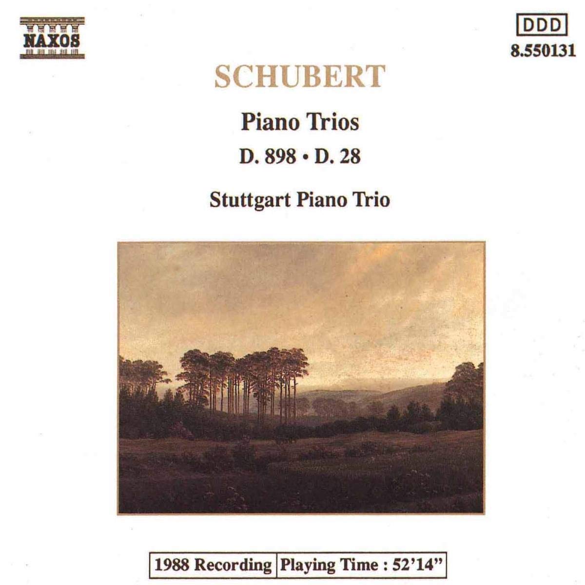 Piano Trios D 28 & D 898 by Schubert - Classical Music for Piano, Violin & Cello - Perfect for Concerts, Recitals & Home Performances