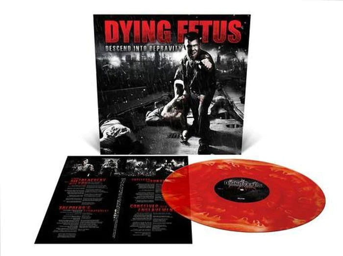 Dying Fetus - Descend into Depravity (Pool of Blood Edition) Vinyl LP | Limited Edition Death Metal Record | Perfect for Metal Collectors & Music Enthusiasts