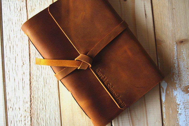 Custom Leather Photo Booth Guest Book - Personalized Wedding Guest Sign In Book - Perfect for Weddings, Anniversaries & Special Events