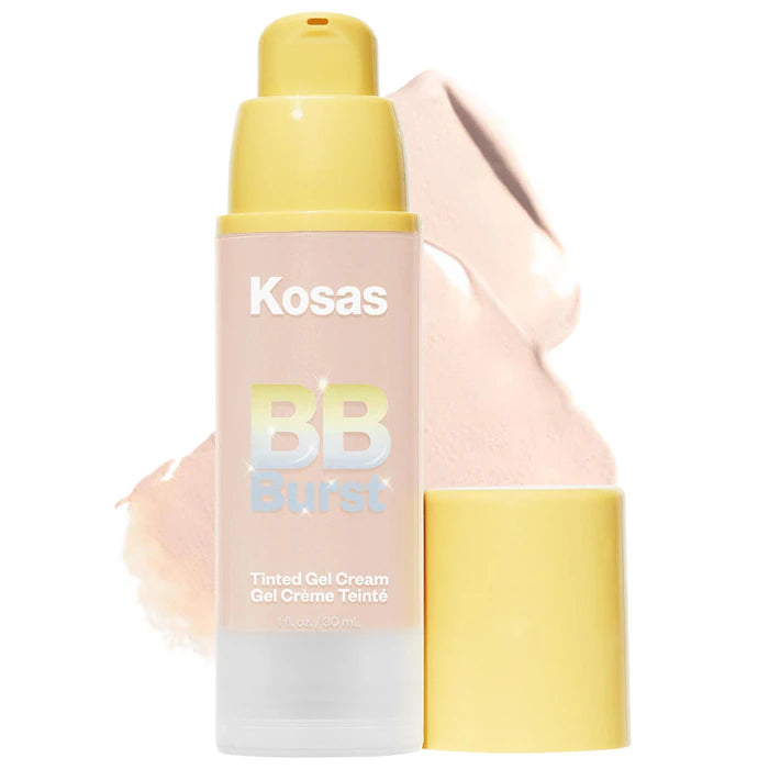 Kosas BB Burst™ Hydrating Tinted BB Cream with Copper Peptides - Lightweight, Buildable Coverage for Daily Wear & Flawless Skin | Perfect for Work, Date Night & Travel