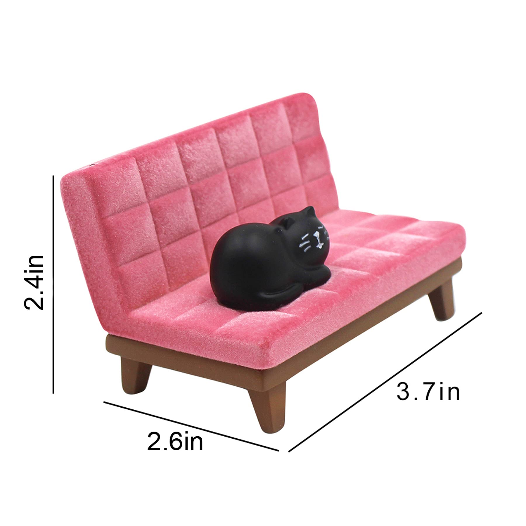 Adorable Cat-Shaped Phone Stand for Desk & Sofa - Mini Phone Holder Dock for iPhone & Android - Perfect for Office, Home Decor & Workspace Organization