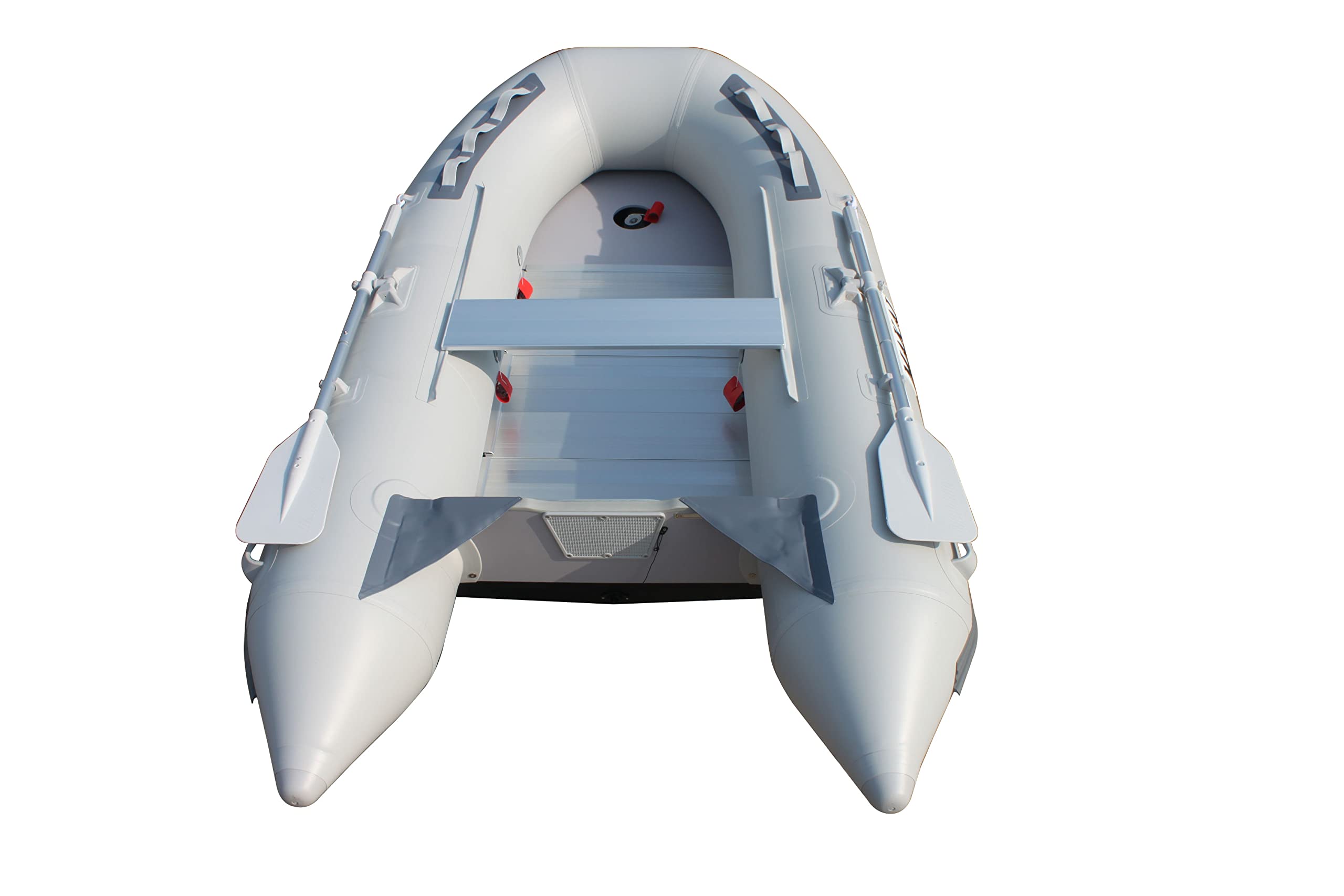 **Makai 9.5ft Inflatable Boat Raft Dinghy Pontoon with Aluminum Floor - Lightweight & Durable for Fishing, Camping & Water Sports**