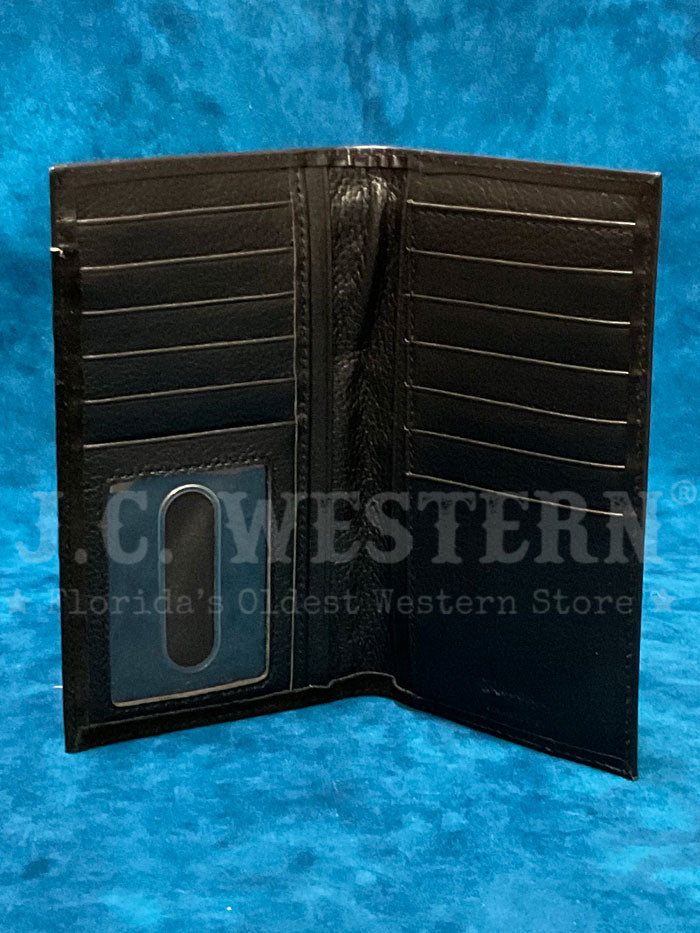 Nocona Men's Roughout Buckle Rodeo Wallet - Genuine Leather Bifold Wallet for Cowboy & Western Style | Perfect for Rodeo, Ranch Work & Everyday Carry