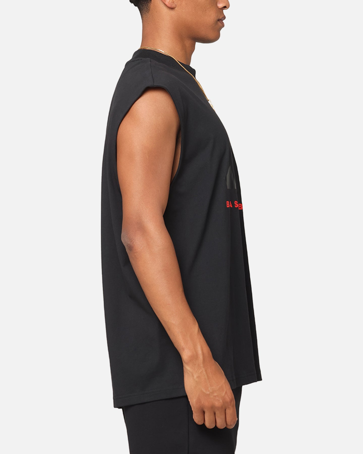 Adidas Men's Sleeveless Basketball Jersey - Black Performance Shirt for Training & Streetwear