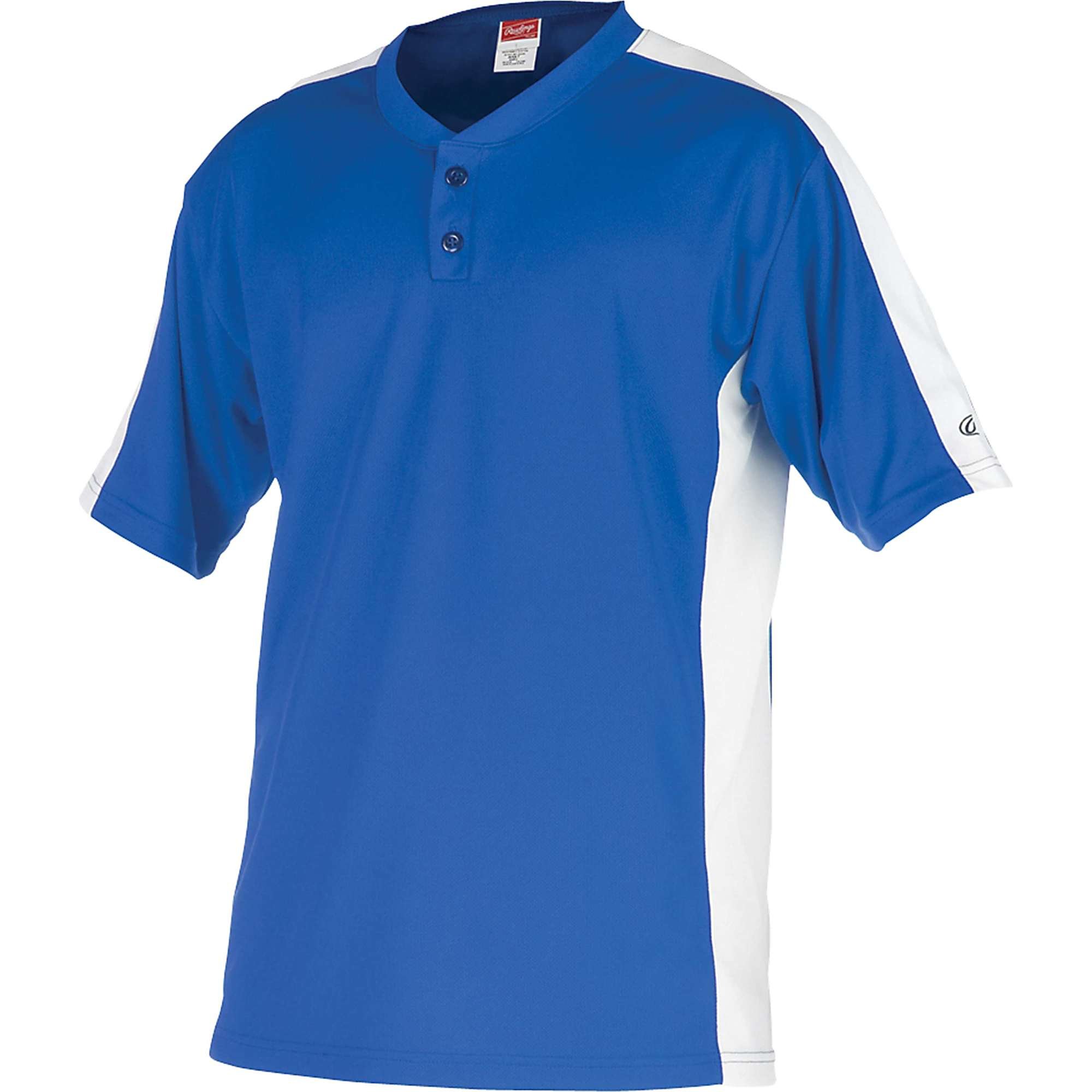 Rawlings Youth Two-Button Baseball Jersey - Comfortable & Durable Youth Baseball Uniform for Games & Practice (Ages 8-12) - Perfect for Little League, Training, and Team Sports